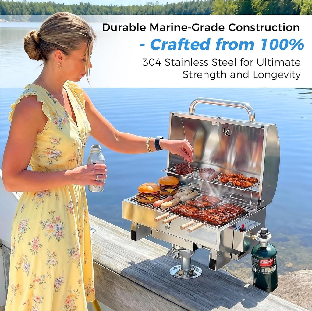 Stainless Steel Marine Gas Grill