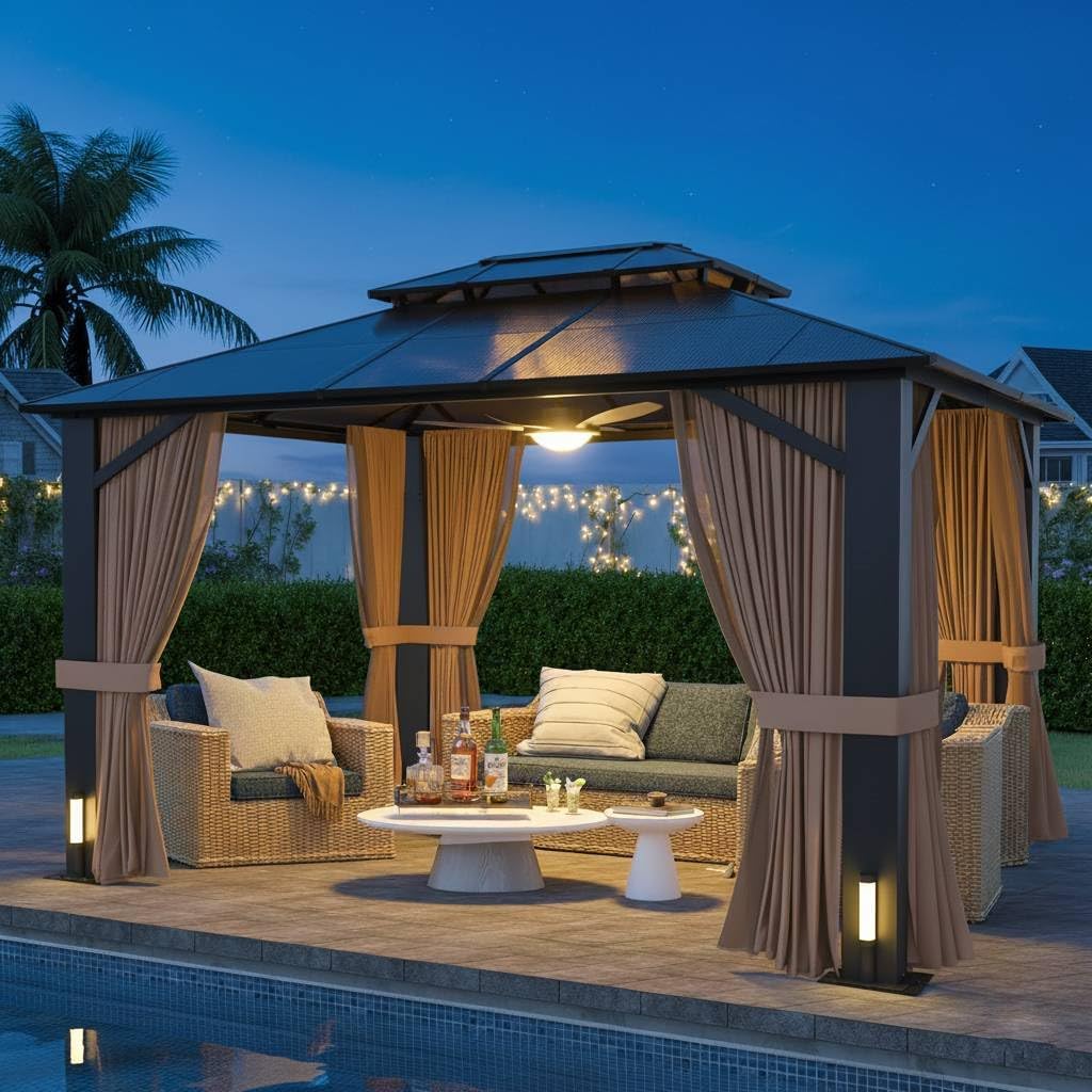Aluminum Hardtop Patio Gazebo