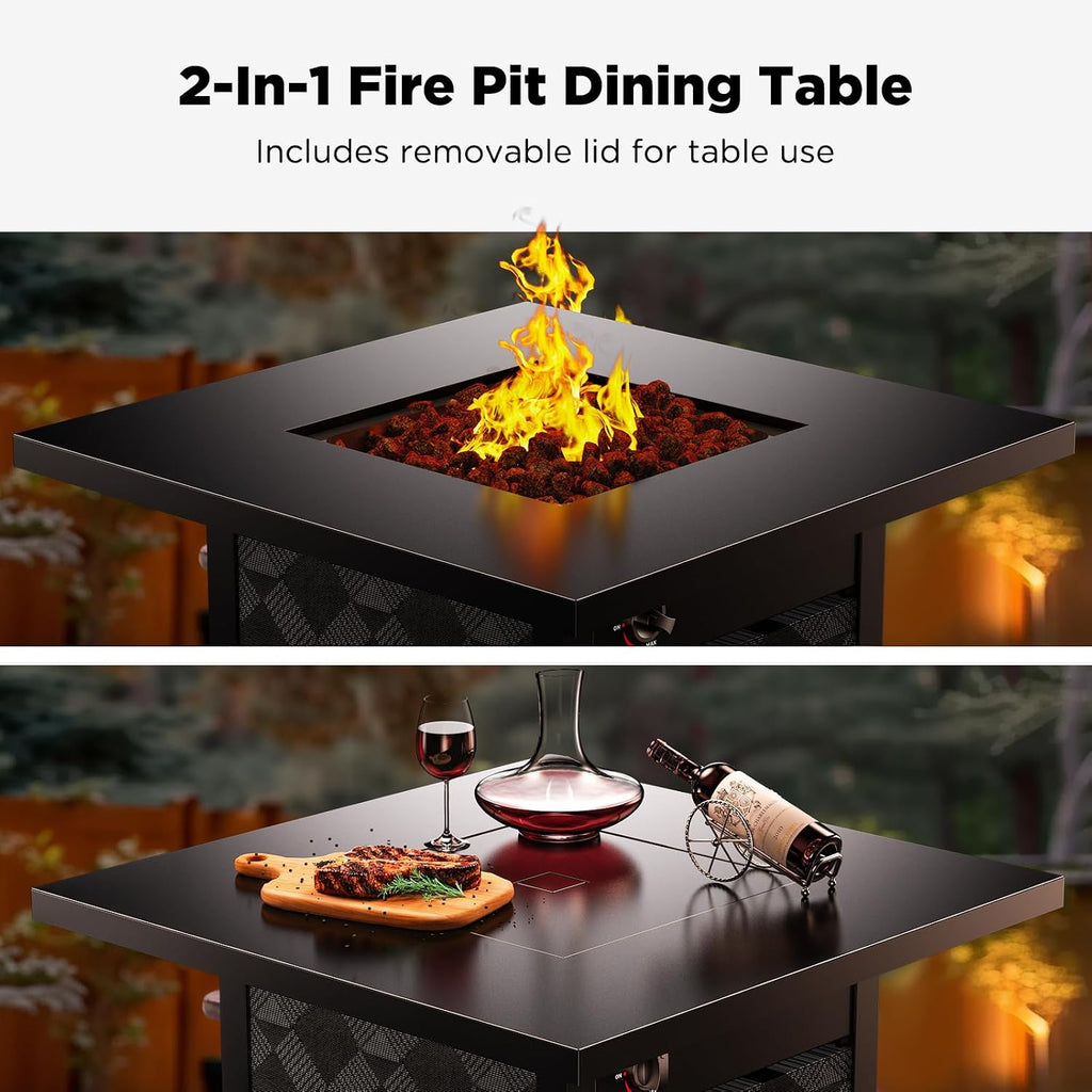 Propane Patio Fire Pit Table
