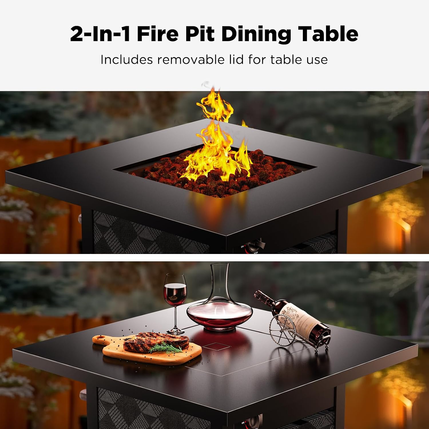 Propane Patio Fire Pit Table