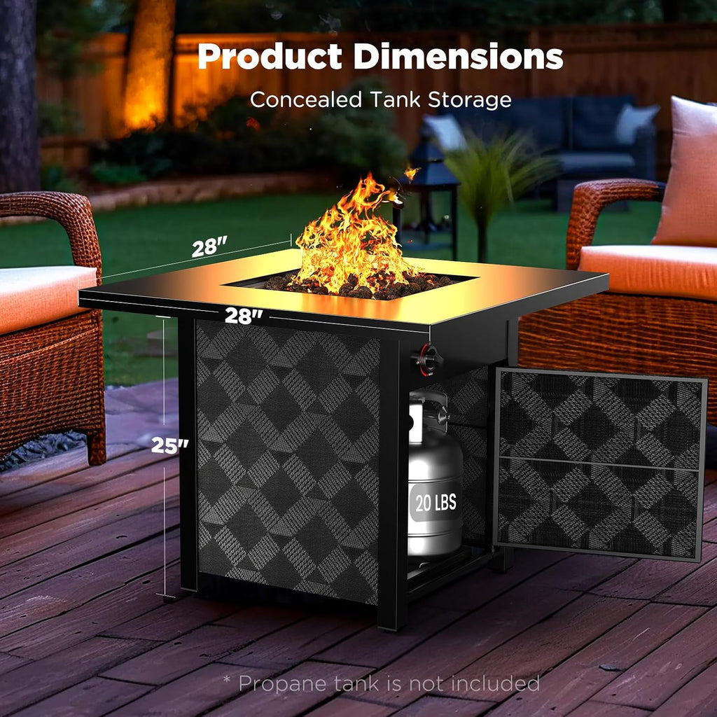 Propane Patio Fire Pit Table