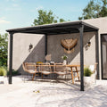 Wall Mounted Steel Patio Gazebo