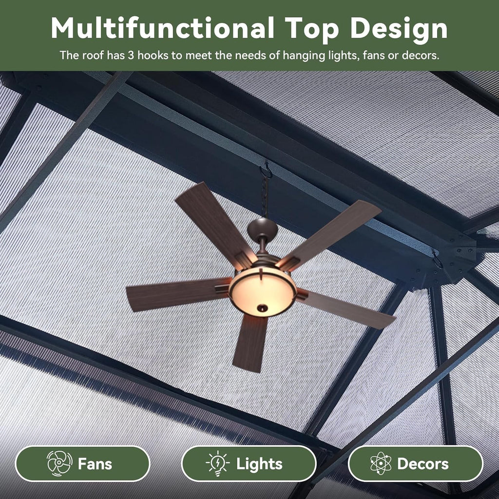 Aluminum Hardtop Outdoor Gazebo
