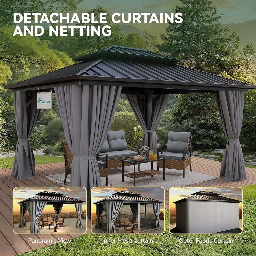 Aluminum Hardtop Patio Gazebo