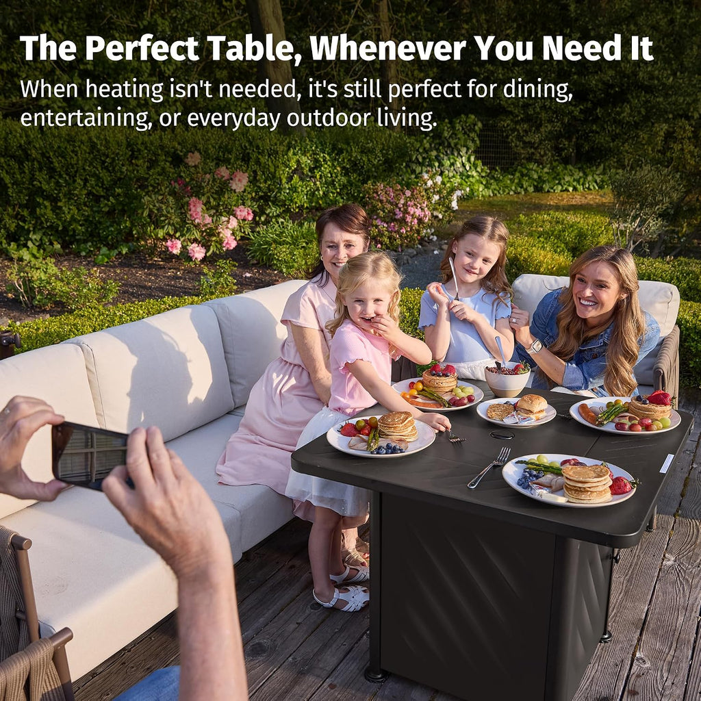 Propane Outdoor Fire Pit Table