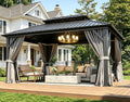 Steel Hardtop Double Roof Gazebo