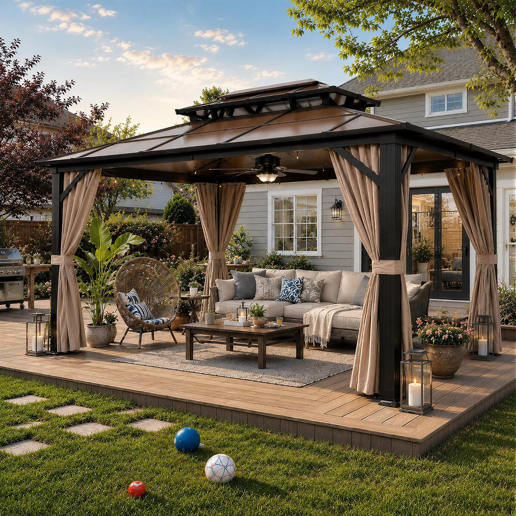 Aluminum Hardtop Outdoor Gazebo