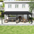 Wall Mounted Hardtop Patio Gazebo
