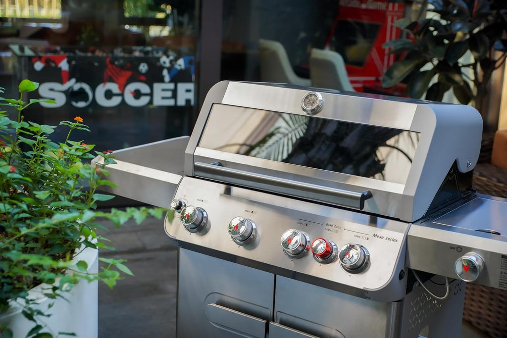 4+1 Burner Stainless Propane Grill