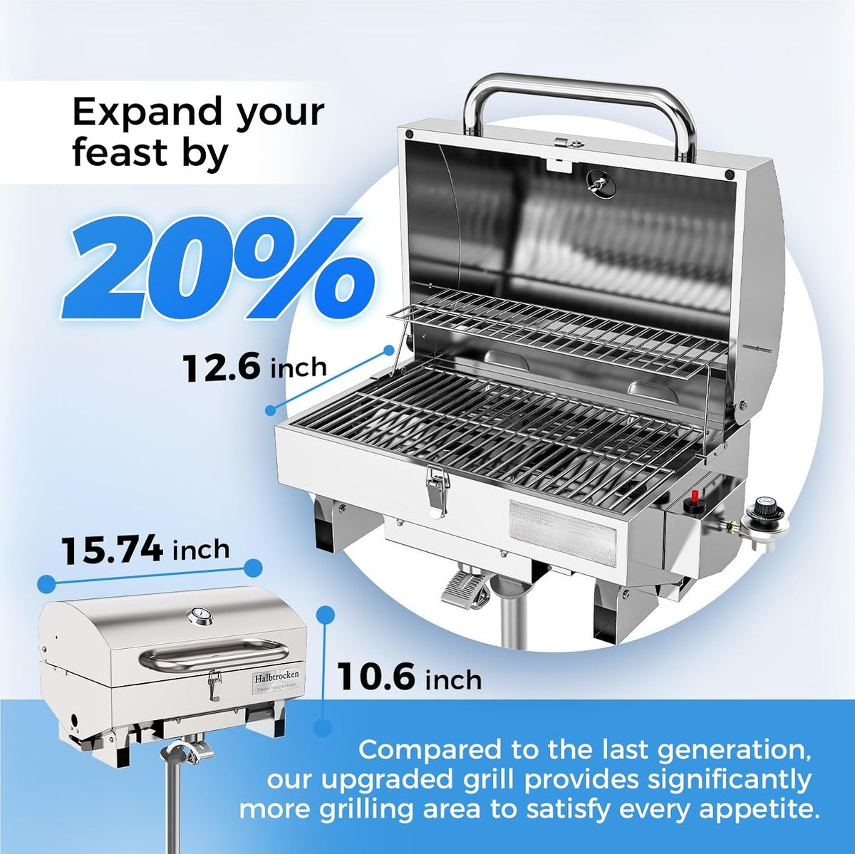 Stainless Steel Marine Gas Grill