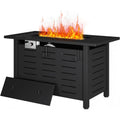 Rectangle Propane Patio Fire Pit Table